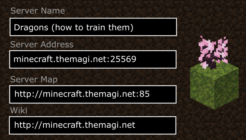 Dragons (How to Train Your) SMP: lafleurcraft.com:25569